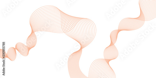 An elegant 3D illustration featuring a human hand touching a cream texture over an abstract pink background with lines and a wavy pattern