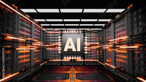 Photos Ai Data Base Center, AI Factory Red Power 3