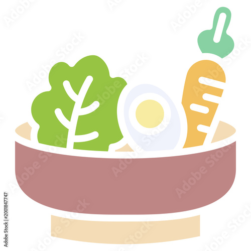 Healthy Meals colorfull color icon