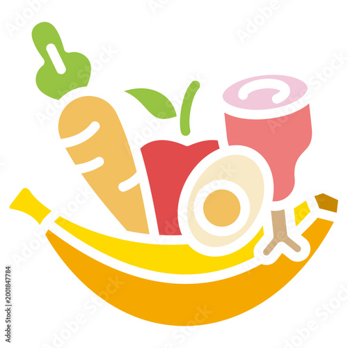 Nutritious Food colorfull color icon
