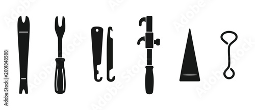 Automotive Interior Trim Removal Tools Set for Car Panel Dismantling, Professional Mechanics Plastic Pry Bar Collection, Dashboard and Door Panel Clip Remover Kit for Efficient Vehicle Repair Maintena