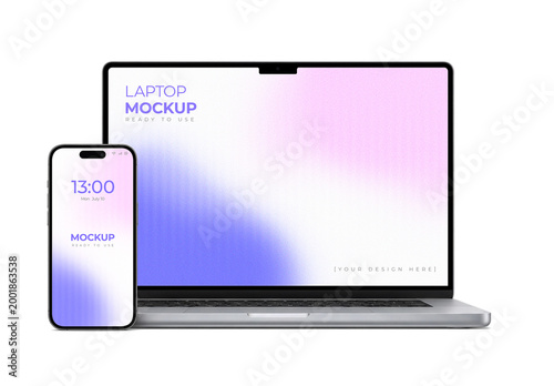 Laptop and Smartphone Mockup Set