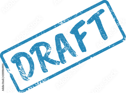 Blue distressed rubber stamp displaying the word DUPLICATE on a clean white background