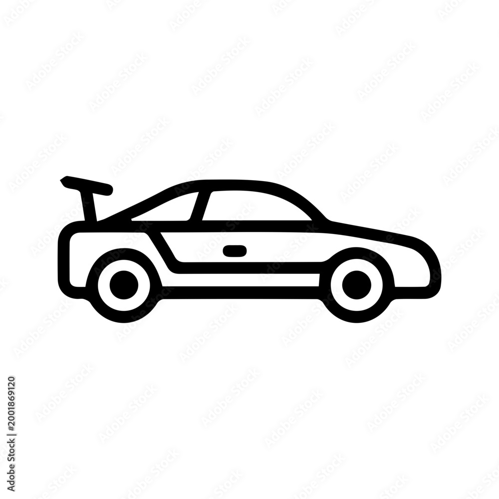 Fototapeta premium Sport car icon