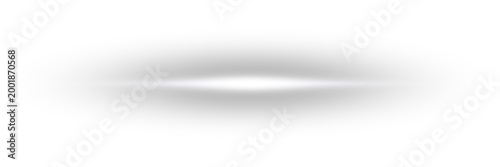 Tableau sur toile Horizontal lens flare, soft white light streak on transparent background, gentle glow effect, minimalist light anomaly