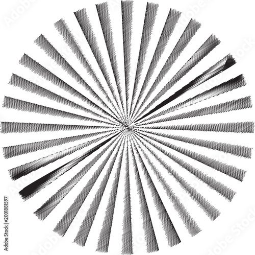 PrintAbstract spiral background with red and black curved stripes forming a hypnotic optical illusion. Perfect for retro design projects, posters, digital art, and modern graphic templates