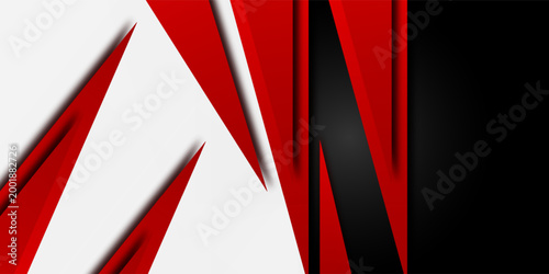 Corporate concept red black grey contrast background. Vector graphic design