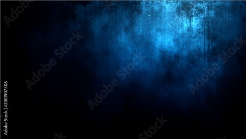 Vector Abstract ethereal blue hues, dramatic ambiance of textured moody backdrop creates intriguing visual narrative.