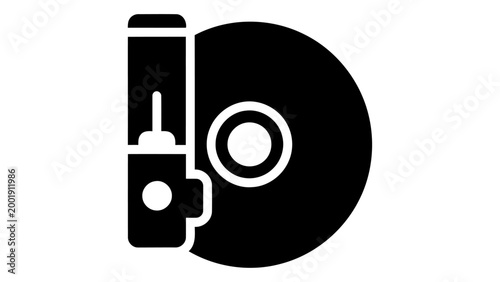 Tv episode collection disc icon