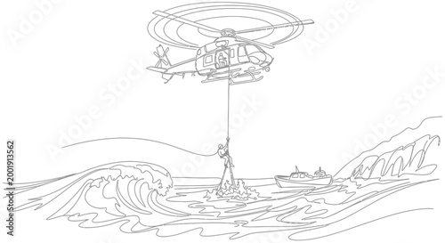 Man flying on hoverboard above water.