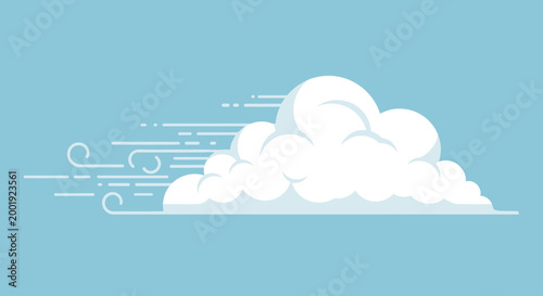Weather forecast shows cloud formations changing rapidly in the sky today