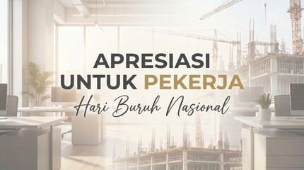 A heartfelt appreciation for all diligent workers this Indonesia Labor Day, recognizing their essential contributions