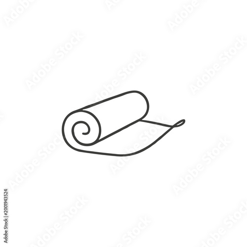 Rolled Yoga Mat Icon