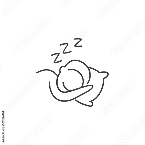 Sleeping Person Icon