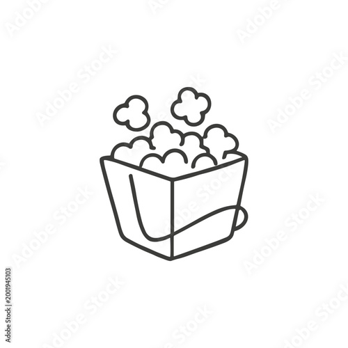 Popcorn Bucket Icon