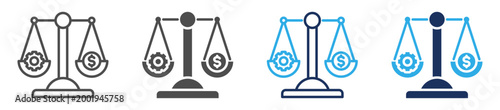 balance multi purpose icon set