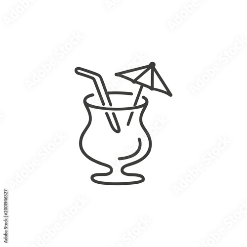 Tropical Cocktail Icon
