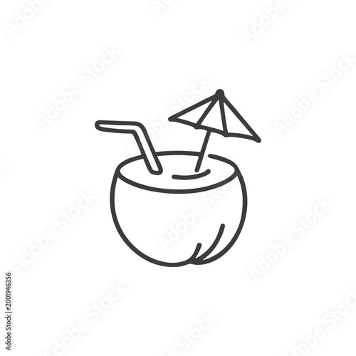 Coconut Drink Icon