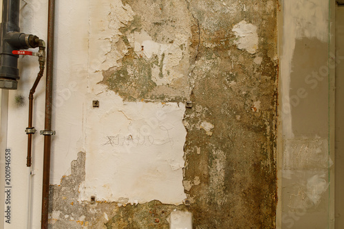 Close-up of peeling paint o...