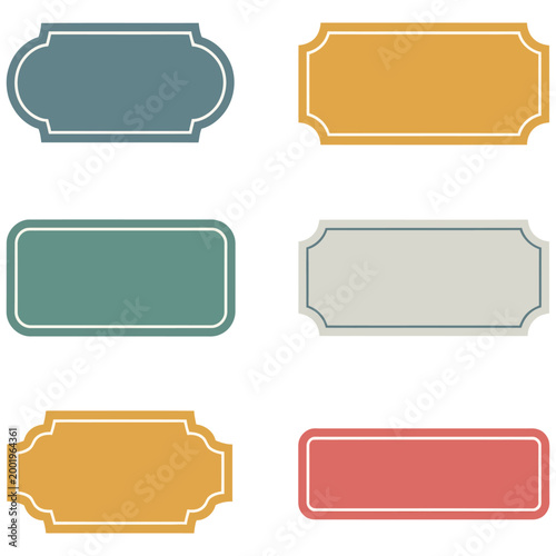 set of vintage frames