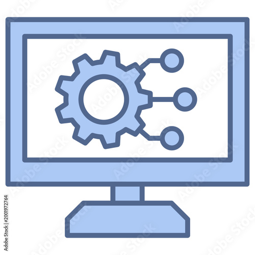 Operating System Blue Icon