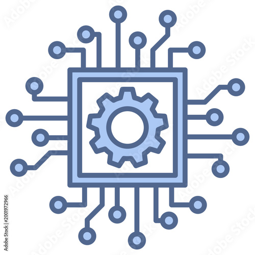 Hardware Blue Icon
