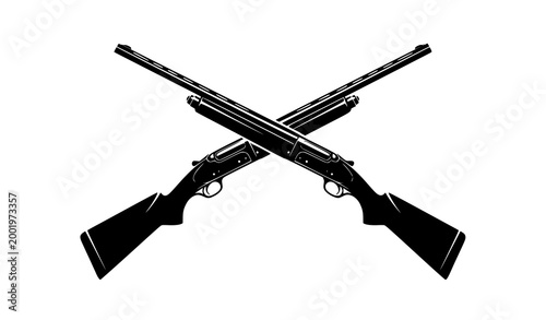 vector illustration of a weapon