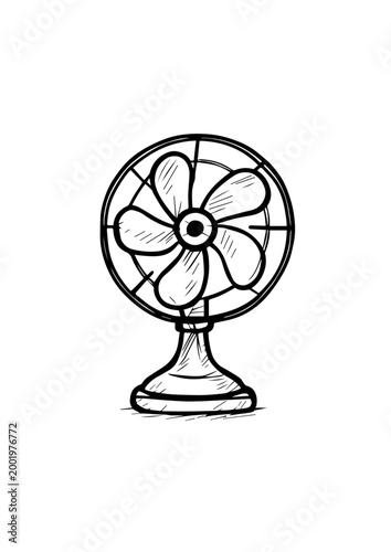 fan icon vector
