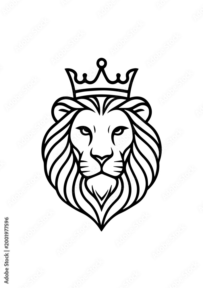 Obraz premium tiger, vector, icon