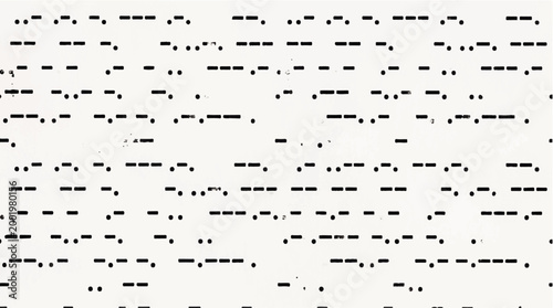 Abstract background of dots and dashes representing a digital code or complex pattern, evoking a sense of mystery and information
