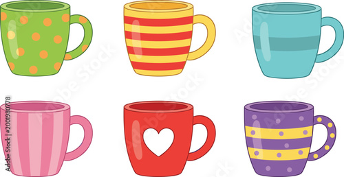 Beverage and soda icon set with cans bottles and to-go cups