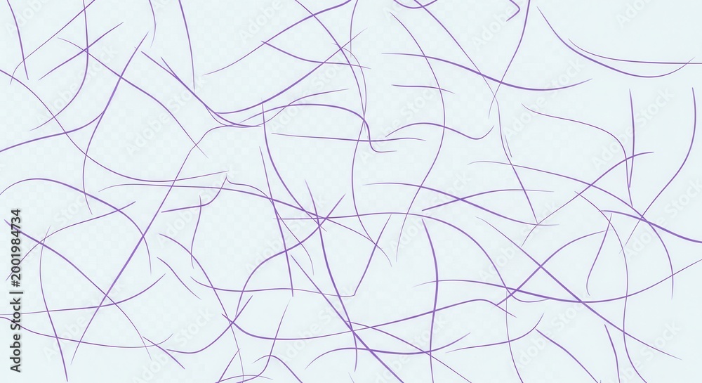 Obraz premium Purple scribbles and lines on a light blue background texture