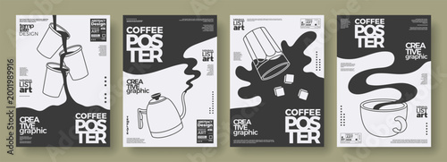 Obraz na płótnie Coffee concept design