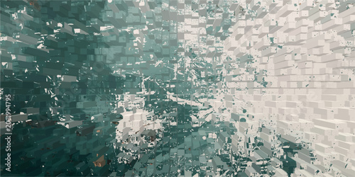 An abstract blue ocean surface with ripples and light reflecting off a water wave background as a stream flows into the deep nature texture.