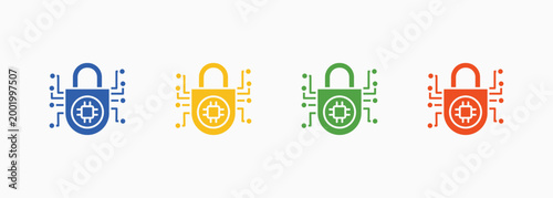Ai Safety Icon Set Color Multiple Style Collection Element For Design