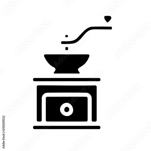Manual Coffee Grinder Icon