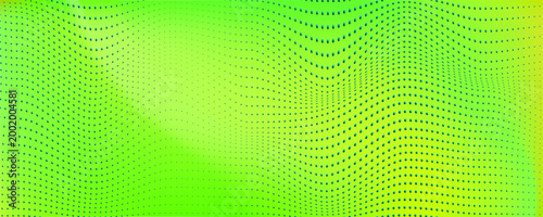 Dots halftone yellow green color pattern gradient texture background.EPS 10
