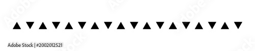 Free Download Minimalist Geometric Border with Alternating Upward and Downward Pointing Triangles - GFXLoad