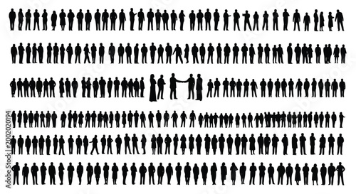 Hand drawn black ink tribal pattern seamless border design