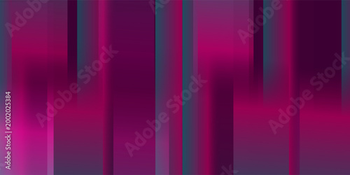 Digital image of green and purple light trails moving against black background. technology background with texture and design