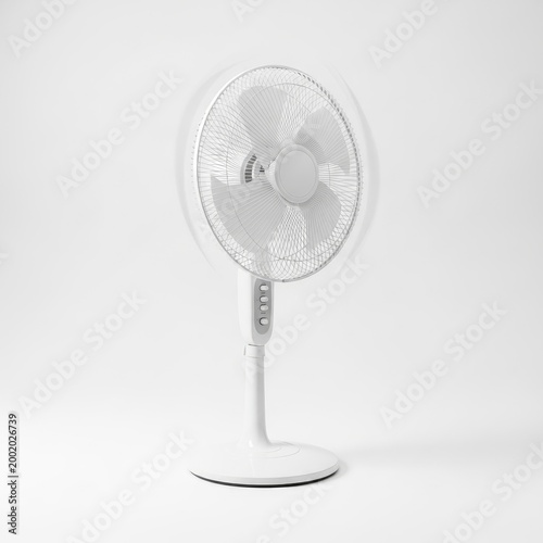 electric fan isolated on white