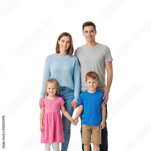 portrait of happy family