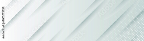 White Modern Abstract background design with layers of textured white transparent material, Minimal geometric white light background triangle black technology vector. Abstract graphic Banner design.