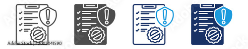 haccp icon set with multi concept