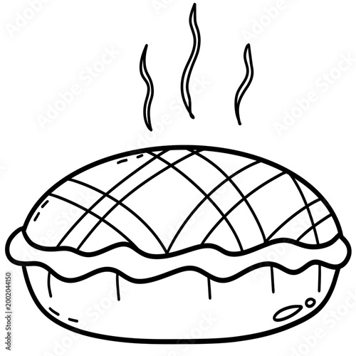 Fragrant fruit pie