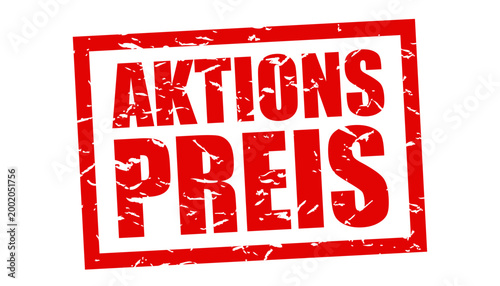Aktionpreis, Promotional price! in German language	
