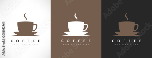 Coffee cup logo vector design