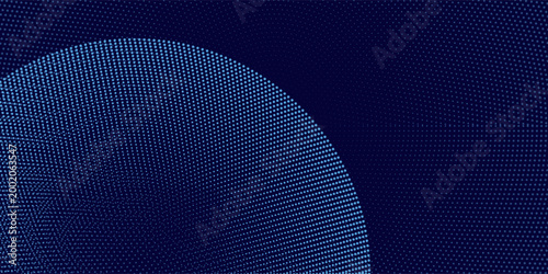 Abstract Blue Digital Tech Business or Science Background. Medical Research or Tech Innovation Online Webinar Presentation Event.