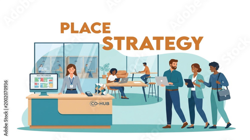 Strategic Workplace Design & Modern Office Management Concept