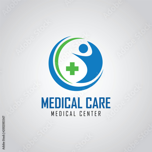 medical center logo vector design
